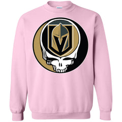 Vegas Golden Knights Grateful Dead Steal Your Face Hockey Nhl Shirts Crewneck Pullover Sweatshirt Crewneck Pullover Sweatshirt - parenttees