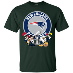 Nfl – New England Patriots Super Bowl 2019 Mickey Mouse Minnie Mouse Donald Duck Daisy Duck Football Men Cotton T-Shirt Men Cotton T-Shirt - parenttees