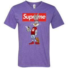 Supreme Rabbit Money Men V-Neck T-Shirt Men V-Neck T-Shirt - parenttees