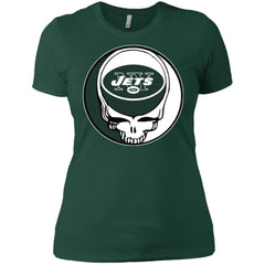 New York Jets Grateful Dead Steal Your Face Football Nfl Shirts Women Cotton T-Shirt Women Cotton T-Shirt - parenttees