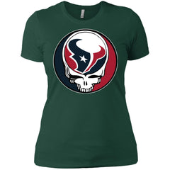 Houston Texans Grateful Dead Steal Your Face Football Nfl Shirts Women Cotton T-Shirt Women Cotton T-Shirt - parenttees