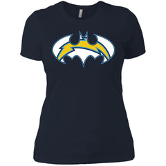 We Are The Los Angeles Chargers Batman Nfl Mashup Women Cotton T-Shirt Women Cotton T-Shirt - parenttees