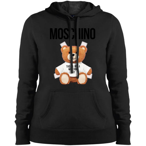 Moschino T-shirt Women Hooded Sweatshirt Black / X-Small Women Hooded Sweatshirt - parenttees