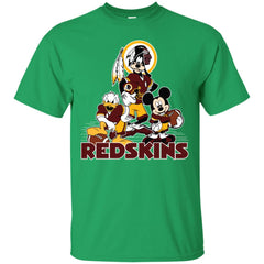 Mickey Mouse Washington Redskins American Football Nfl Sports Shirt Men Cotton T-Shirt Men Cotton T-Shirt - parenttees