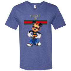 Gucci Logo Mickey Gift Trending T-shirt Men V-Neck T-Shirt Men V-Neck T-Shirt - parenttees