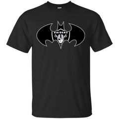 We Are The Oakland Raiders Batman Nfl Mashup Men Cotton T-Shirt Men Cotton T-Shirt - parenttees