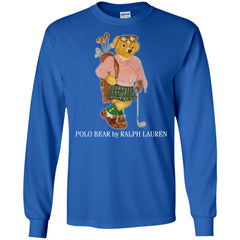 Polo Bear Ralph Lauren T-shirt Men Long Sleeve Shirt Men Long Sleeve Shirt - parenttees