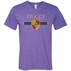 New Gucci Porsche Shirt Men V-Neck T-Shirt Men V-Neck T-Shirt - parenttees