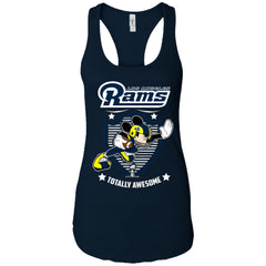 Nfl – Los Angeles Rams Totally Awesome Mickey Mouse Super Bowl 2019 Football Women Tank Top Women Tank Top - parenttees