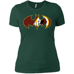 We Are The Washington Redskins Batman Nfl Mashup Women Cotton T-Shirt