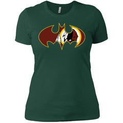 We Are The Washington Redskins Batman Nfl Mashup Women Cotton T-Shirt Women Cotton T-Shirt - parenttees