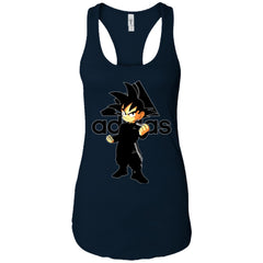 Goku Adidas Black T-shirt Women Tank Top Women Tank Top - parenttees