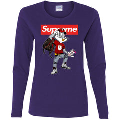 Supreme Rabbit Shirt Women Long Sleeve Shirt Women Long Sleeve Shirt - parenttees