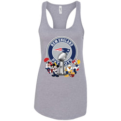 New England Patriots Super Bowl 2019 Mickey Minnie Mouse Donald Daisy Duck Football Nfl Women Tank Top