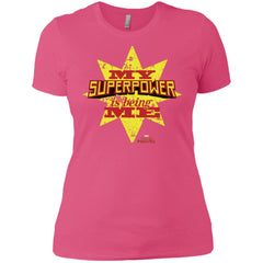 Captain Marvel My Superpower Is Being Me Women Cotton T-Shirt Women Cotton T-Shirt - parenttees