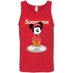 Supreme Mickey Mouse T-shirt Men Cotton Tank Men Cotton Tank - parenttees