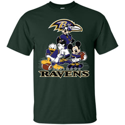 Mickey Mouse Baltimore Ravens American Football Nfl Sports Shirt Men Cotton T-Shirt