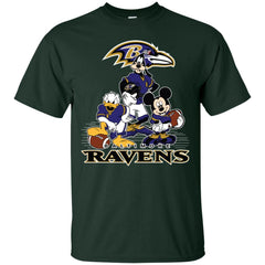 Mickey Mouse Baltimore Ravens American Football Nfl Sports Shirt Men Cotton T-Shirt Men Cotton T-Shirt - parenttees