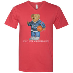 Polo Bear Ralph Lauren Men V-Neck T-Shirt Men V-Neck T-Shirt - parenttees