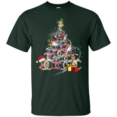 Chanel Christmas Tree T-shirt Men Cotton T-Shirt Men Cotton T-Shirt - parenttees