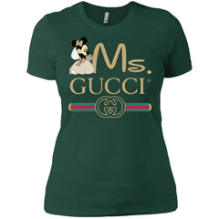 Ms Minnie Gucci Couple Disney Shirt Valentine's Day T-shirt Women Cotton T-Shirt Women Cotton T-Shirt - parenttees