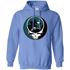 San Jose Sharks Grateful Dead Steal Your Face Hockey Nhl Shirts Pullover Hoodie Sweatshirt Pullover Hoodie Sweatshirt - parenttees