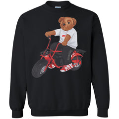 Supreme Bear Moto T-shirt Crewneck Pullover Sweatshirt Crewneck Pullover Sweatshirt - parenttees