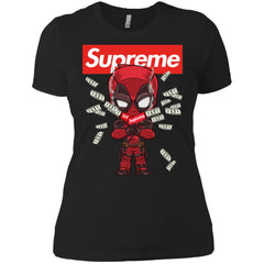 Supreme Deadpool Funny T-shirt Women Cotton T-Shirt Women Cotton T-Shirt - parenttees