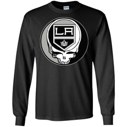 Los Angeles Kings Grateful Dead Steal Your Face Hockey Nhl Shirts Men Long Sleeve Shirt