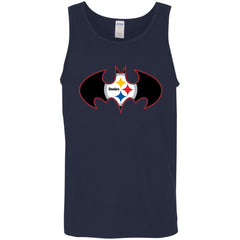 We Are The Pittsburgh Steelers Batman Nfl Mashup Men Cotton Tank Men Cotton Tank - parenttees