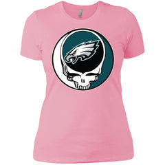 Philadelphia Eagles Grateful Dead Steal Your Face Football Nfl Shirts Women Cotton T-Shirt Women Cotton T-Shirt - parenttees