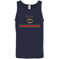 Gucci Logo Vintage Men Cotton Tank Men Cotton Tank - parenttees