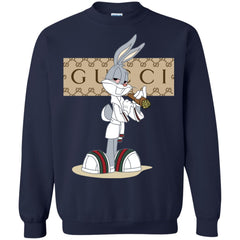 Gucci Rabbit Smoking Funny T-shirt Crewneck Pullover Sweatshirt Crewneck Pullover Sweatshirt - parenttees