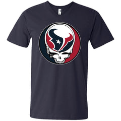 Houston Texans Grateful Dead Steal Your Face Football Nfl Shirts Men V-Neck T-Shirt Men V-Neck T-Shirt - parenttees