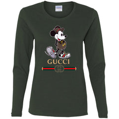 Gucci Mickey Kitty Beauty T-shirt Women Long Sleeve Shirt Women Long Sleeve Shirt - parenttees