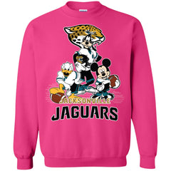 Mickey Mouse Jacksonville Jaguar American Football Nfl Sports Shirt Crewneck Pullover Sweatshirt Crewneck Pullover Sweatshirt - parenttees