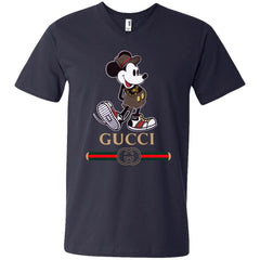 Gucci Mickey Kitty beauty T-shirt Men V-Neck T-Shirt T-Shirts - parenttees