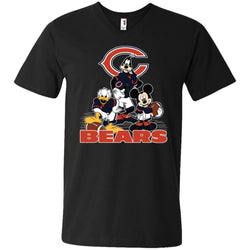 Mickey Mouse Chicago Bears American Football Nfl Sports Shirt Men V-Neck T-Shirt