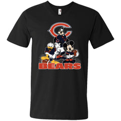 Mickey Mouse Chicago Bears American Football Nfl Sports Shirt Men V-Neck T-Shirt Men V-Neck T-Shirt - parenttees