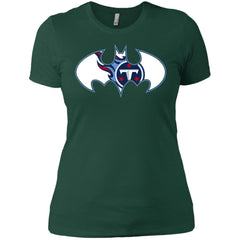 We Are The Tennessee Titans Batman Nfl Mashup Women Cotton T-Shirt Women Cotton T-Shirt - parenttees