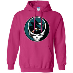 San Jose Sharks Grateful Dead Steal Your Face Hockey Nhl Shirts Pullover Hoodie Sweatshirt Pullover Hoodie Sweatshirt - parenttees