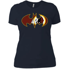 We Are The Washington Redskins Batman Nfl Mashup Women Cotton T-Shirt Women Cotton T-Shirt - parenttees