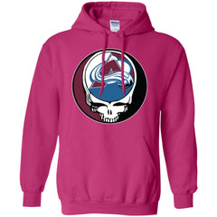 Colorado Avalanche Grateful Dead Steal Your Face Hockey Nhl Shirts Pullover Hoodie Sweatshirt Pullover Hoodie Sweatshirt - parenttees