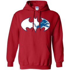 We Are The Detroit Lions Batman Nfl Mashup Pullover Hoodie Sweatshirt Pullover Hoodie Sweatshirt - parenttees