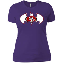 We Are The San Francisco 49ers Batman Nfl Mashup Women Cotton T-Shirt Women Cotton T-Shirt - parenttees