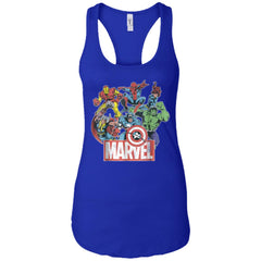 Marvel Avengers Team Retro Comic Vintage Graphic Women Tank Top Women Tank Top - parenttees