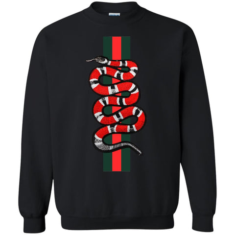 Gucci Snake Hot T-shirt Crewneck Pullover Sweatshirt Black / S Crewneck Pullover Sweatshirt - parenttees