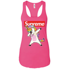 Supreme Unicorn T-shirt Dance Dabbing Unicorn Women Tank Top Women Tank Top - parenttees