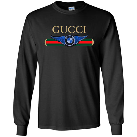 Gucci Bmw T-shirt Men Long Sleeve Shirt Black / S Men Long Sleeve Shirt - parenttees