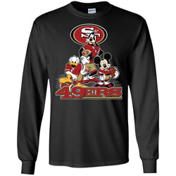 Mickey Mouse San Francisco 49ers American Football Nfl Sports Shirt Men Long Sleeve Shirt